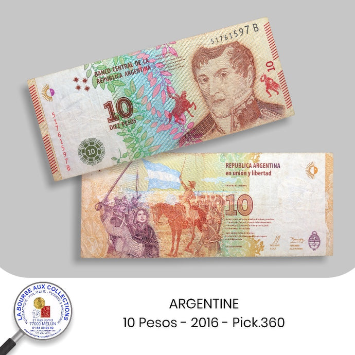 ARGENTINE - 10 Pesos - 2016 - Pick.360
