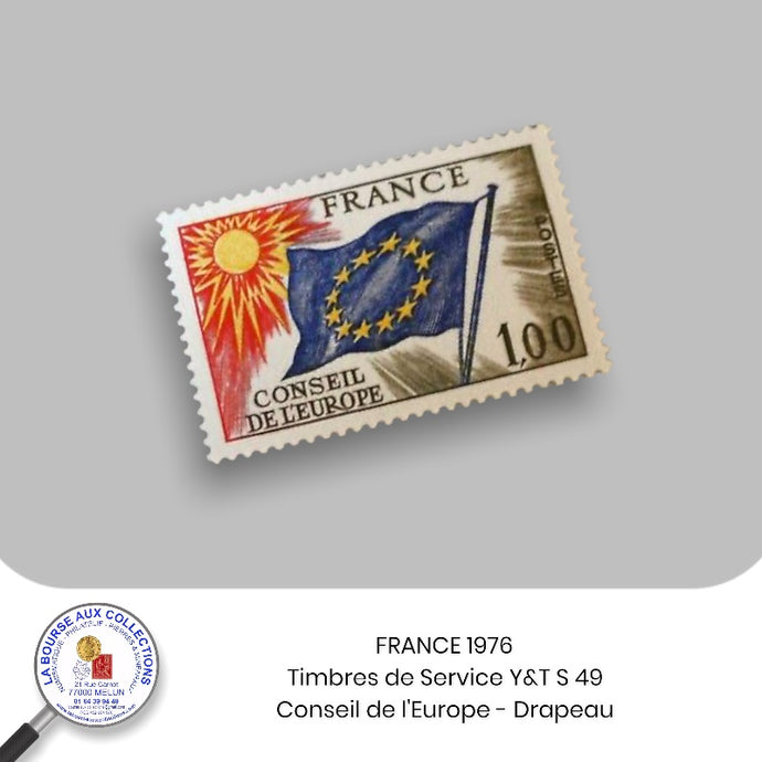 1976 - Y&T S 49 - Conseil de l'Europe - Drapeau - Neuf **