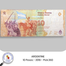 Charger l&#39;image dans la galerie, ARGENTINE - 10 Pesos - 2016 - Pick.360
