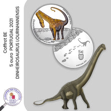 Charger l&#39;image dans la galerie, Coffret BE 5 euro  PORTUGAL 2021 - Dinheirosaurus lourinhanensis
