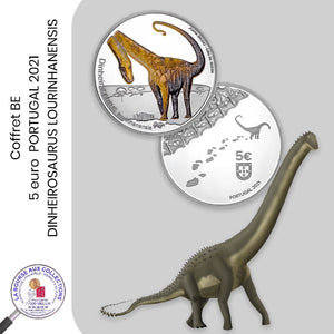 Coffret BE 5 euro  PORTUGAL 2021 - Dinheirosaurus lourinhanensis