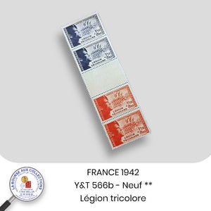 1942 - Y&T 565/566 - Pour la Légion tricolore - Neuf **