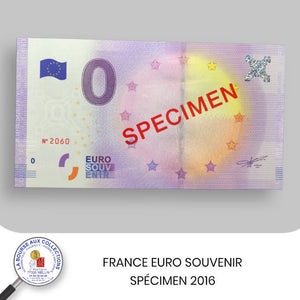 SPECIMEN - EURO SOUVENIR 2016 -