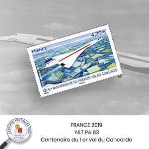 2019 - Y&T PA 83 - Centenaire du 1 er vol du Concorde  - NEUF **