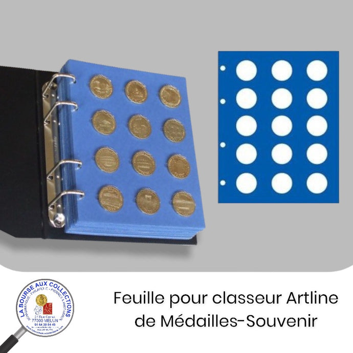 Feuille Artline pour Médailles-Souvenir.