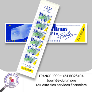 1990 - Journée du Timbre BC2640A - La Poste : les services financiers - Neuf **