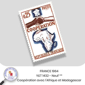 1964 - Y&T 1432 - Coopération avec l'Afrique et Madagascar - Neuf **