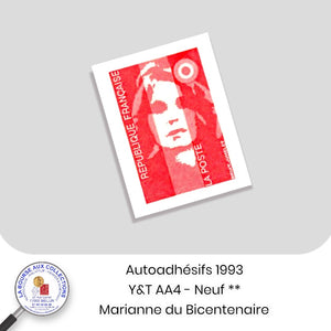 1993 - Autoadhésifs - Y&T n°  AA 4 (2807) -  Marianne du bicentenaire - Neuf **