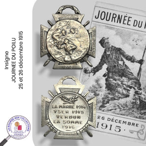 Insigne - JOURNEE DU POILU 25 et 26 décembre 1915