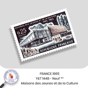 1965 - Y&T 1448 - Maisons des Jeunes et de la Culture - Neuf **