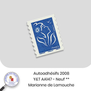 2008 - Autoadhésifs -  Y&T n° AA 147 (4127) - Marianne de Lamouche - Neufs **