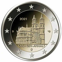 Charger l&#39;image dans la galerie, 2 euro ALLEMAGNE 2021 - Saxe-Anhalt, cathédrale de Magdebourg
