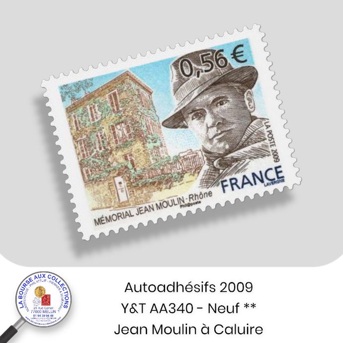 2009 - Autoadhésifs - Y&T n° AA 340 -  Jean Moulin à Caluire - Neuf **