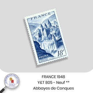 1948 - Y&T 805 - Abbaye de Conques - Neuf **