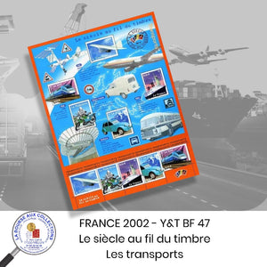 2002 - BF N° 47 - Le siècle au fil du timbre : transports - Neufs **