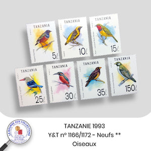 TANZANIE 1993 - Y&T 1166/1172 - Oiseaux - Neufs **