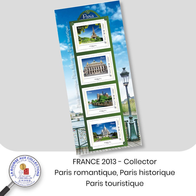 2013 - Collector 4 TP -  PARIS - Romantique, historique, touristique.