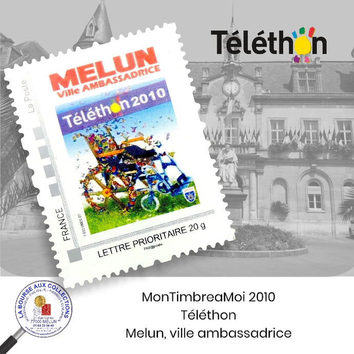 MonTimbreaMoi 2010 - Téléthon, Melun, ville ambassadrice