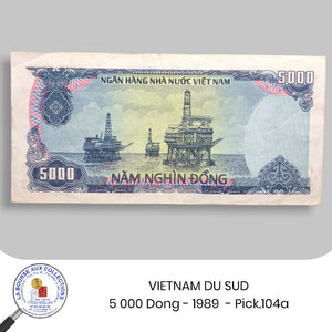 VIETNAM - 5 000 Dong - 1989  - Pick.104a