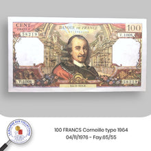 Charger l&#39;image dans la galerie, 100 Francs Corneille type 1964 - 04/11/1976 - Fay.65/55
