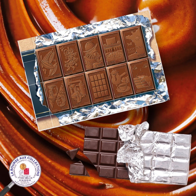 2009 BF n° F4357 - Le chocolat / Timbres parfumés au chocolat - Neuf **