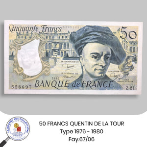 50 FRANCS Quentin de la Tour, type 1976 - 1980 - Fay.67/06