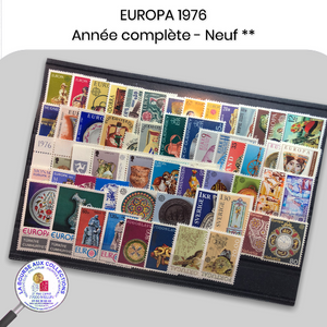 Année complète timbres EUROPA 1976 - Neufs **