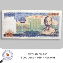 Charger l&#39;image dans la galerie, VIETNAM - 5 000 Dong - 1989  - Pick.104a
