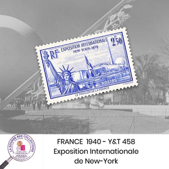 1940 - Y&T 458 - Exposition Internationale de New-York - Neuf **