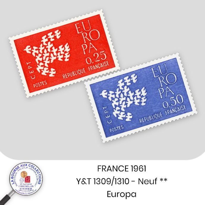 1961 - Y&T 1309/1310 - Europa - Neuf **