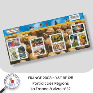 2008 - BF n° 125 - Portraits de régions / La France à vivre N°12- Neuf **