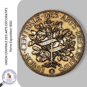 Médaille - UNION CENTRALE DES ARTS DÉCORATIFS - 7ème EXPOSITION, 1882