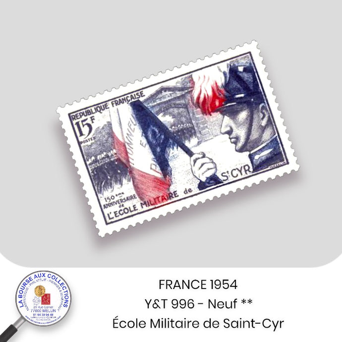 1954 - Y&T 996 - 150ème anniversaire de l'Ecole spéciale militaire de Saint-Cyr  - Neuf **