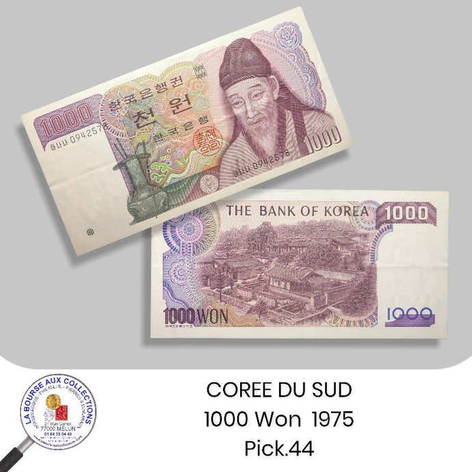 COREE DU SUD - 1000 WON  1975 - Pick.44