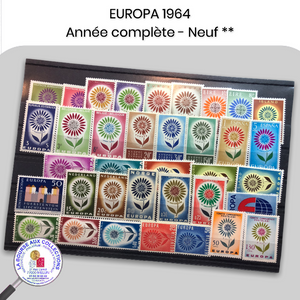Année complète timbres EUROPA 1964 - Neufs **