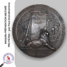 Charger l&#39;image dans la galerie, Médaille PREPARATION MILITAIRE Pro Patria par Paul Grandhomme
