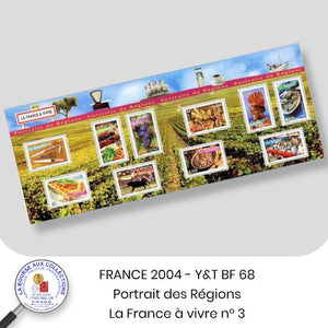 2004 - BF n° 68 -  Portraits de régions. La France a vivre n°3 - Neuf **