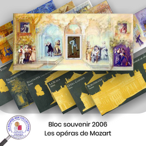 2006 - Blocs souvenirs n° 7/12 - Les opéras de Mozart - Neuf **