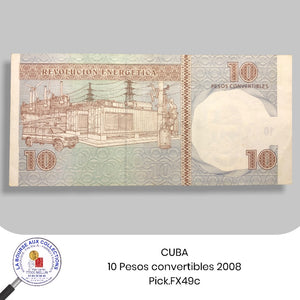 CUBA - 10 Pesos convertibles - 2008 - Pick.FX49c