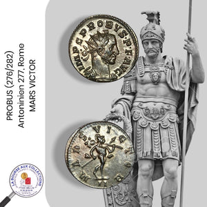 PROBUS (276/282) - Aurelianus, 277, Rome - MARS VICTOR