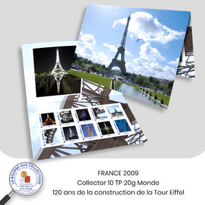 2009 - Collector 10 TP - 120 ans de la construction de la Tour Eiffel