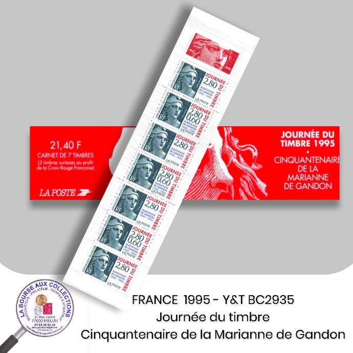 1995 - Journée du Timbre BC2935 - Cinquantenaire de la Marianne de Gandon - Neuf **