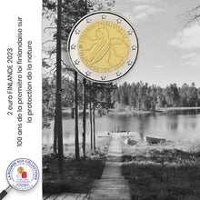 Charger l&#39;image dans la galerie, 2 euro FINLANDE 2023 - 100 ans de la première loi finlandaise sur la protection de la nature
