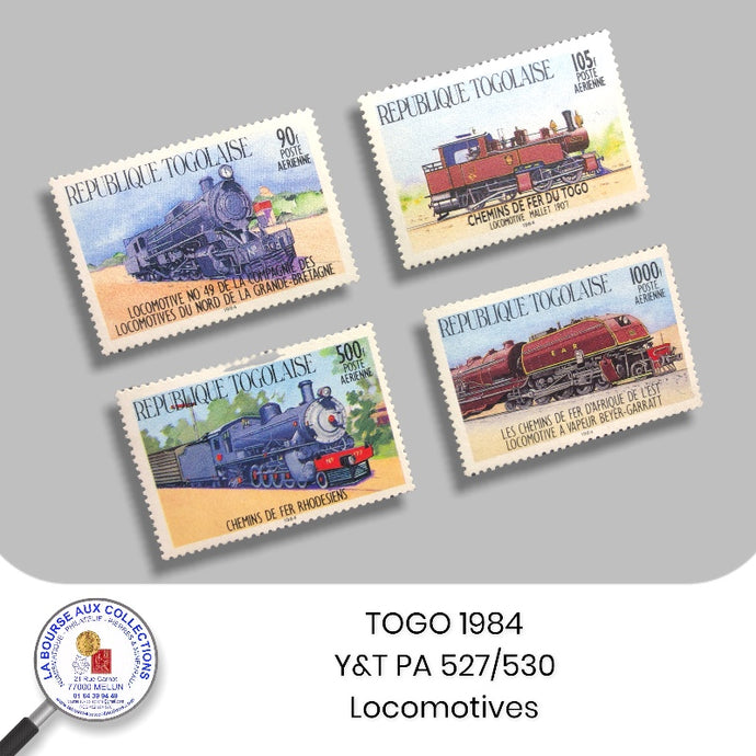 TOGO 1984  - Y&T PA 527/530 - Locomotives - NEUF **