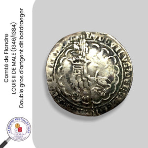 Comté de Flandre - LOUIS II DE MALE (1346/1384) - Double gros d’argent dit botdraeger