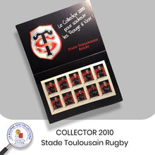 Charger l&#39;image dans la galerie, 2010 - Collector 10 timbres Stade Toulousain Rugby
