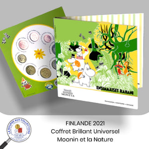 FINLANDE 2021 - Coffret Brillant Universel - Moonin et la Nature
