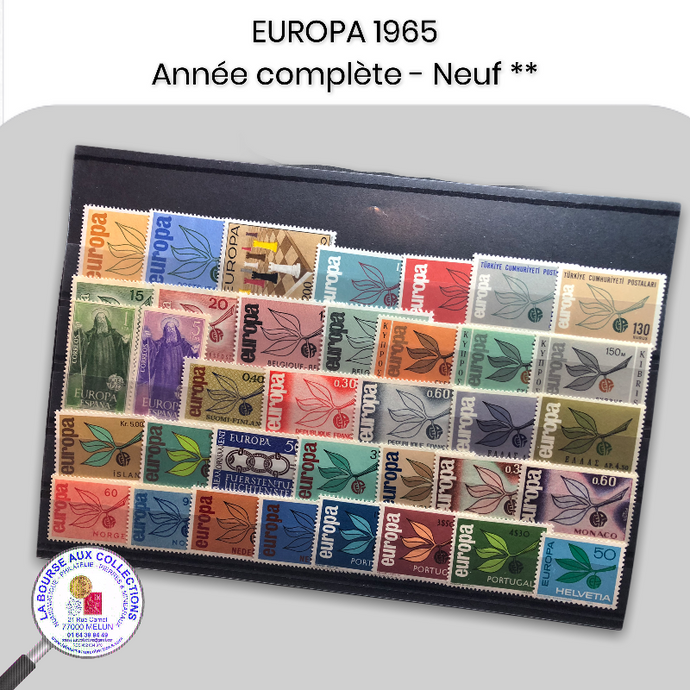 Année complète timbres EUROPA 1965 - Neufs **