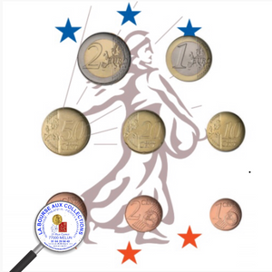 Coffret série monnaies euro France 2021 BU - Monnaie de Paris / La Bourse aux Collections Numismate Melun