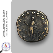 Charger l&#39;image dans la galerie, OTACILIA SEVERA (249 ap. J.C.) - SESTERCE, 249 ap J.C., Rome
